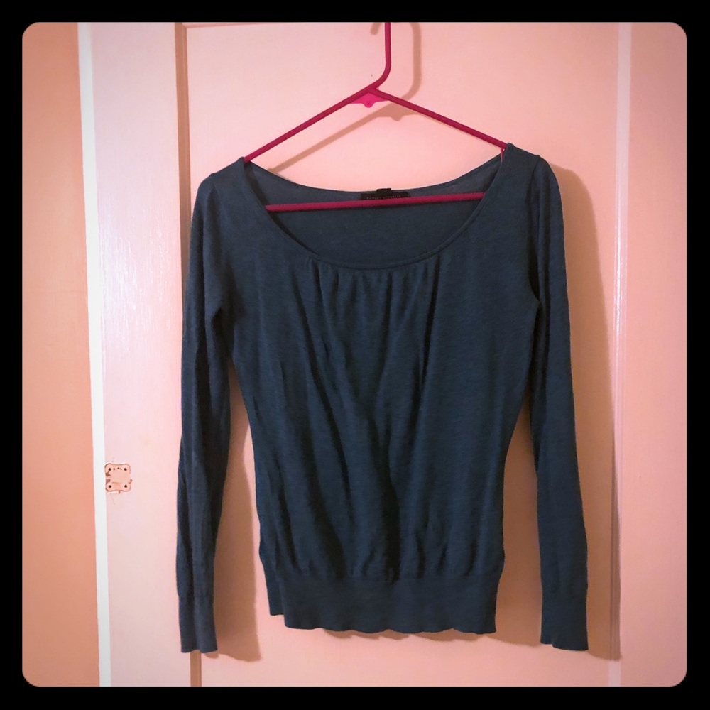 Pretty Teal Boatneck Banana Republic Sweater